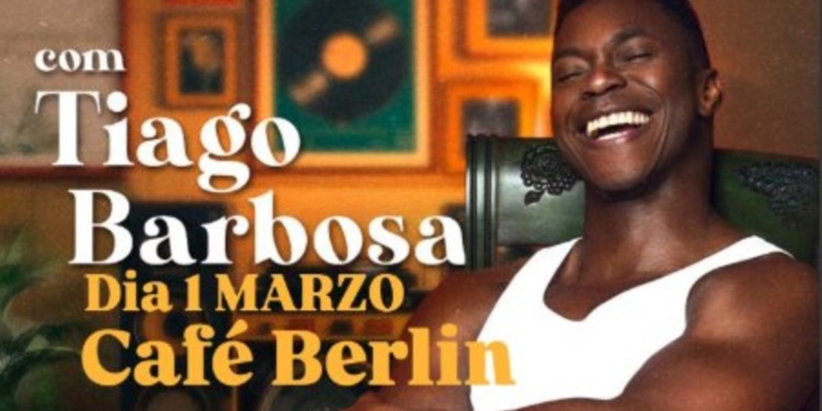 Tiago Barbosa presenta su concierto en solitario BAILE BLACK BRASIL en el Café Berlín