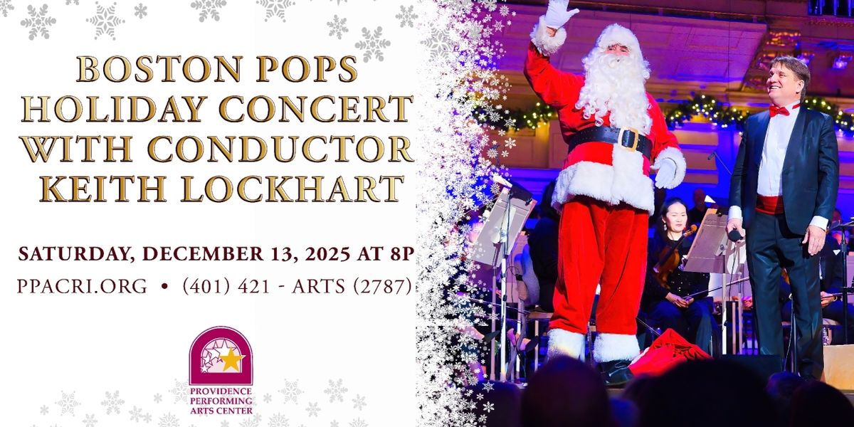 Tickets Go On Sale For Boston Pops Holiday Concert at PPAC This Week
