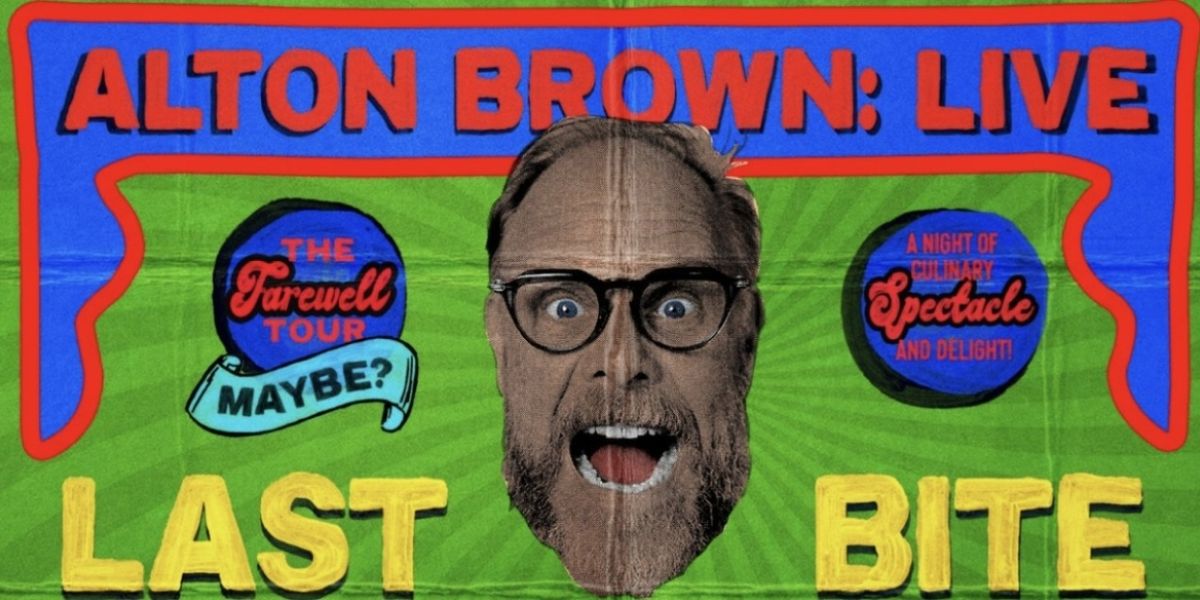Tickets for ALTON BROWN LIVE: LAST BITE at the Orpheum Theatre on Sale This Week