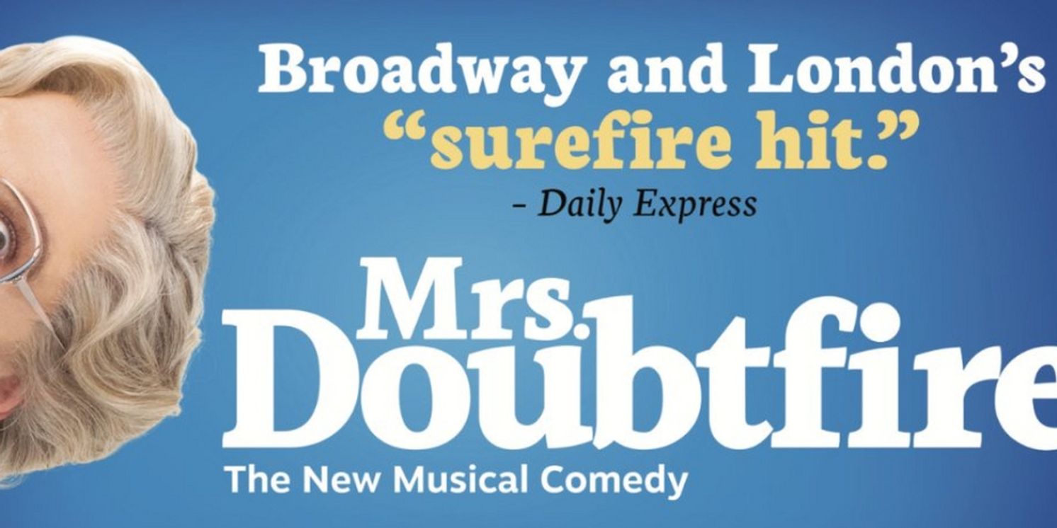 Tickets on Sale Friday For MRS. DOUBTFIRE in Salt Lake City  Image