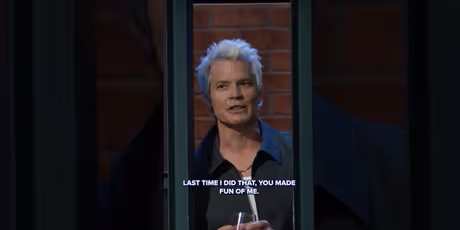 Timothy Olyphant's Entrance on LATE NIGHT WITH SETH MEYERS Gets Big Laughs Photo