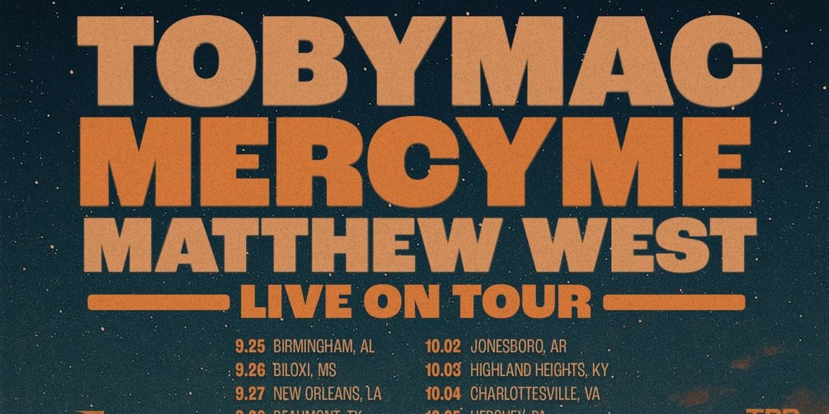 TobyMac And MercyMe To Perform At GIANT Center In Hershey This Fall