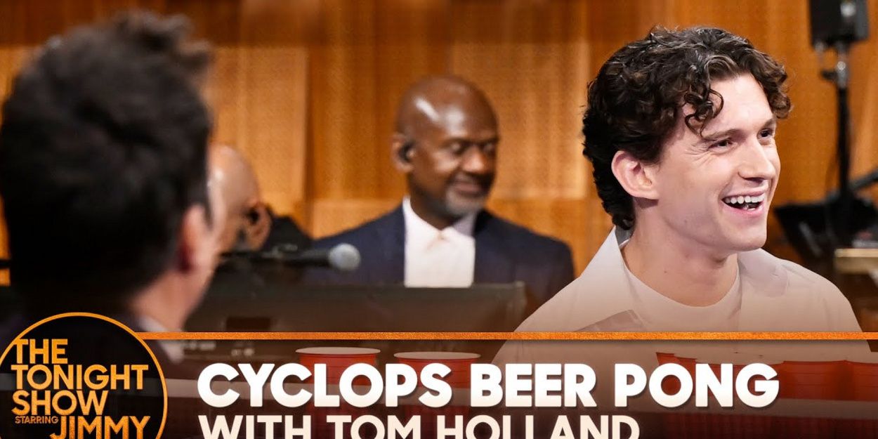 Tom Holland Plays Cyclops Beer Pong on THE TONIGHT SHOW STARRING JIMMY FALLON Video