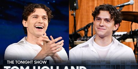 Tom Holland Visits THE TONIGHT SHOW to Talk THE ODYSSEY and Erling Haaland DMs Photo
