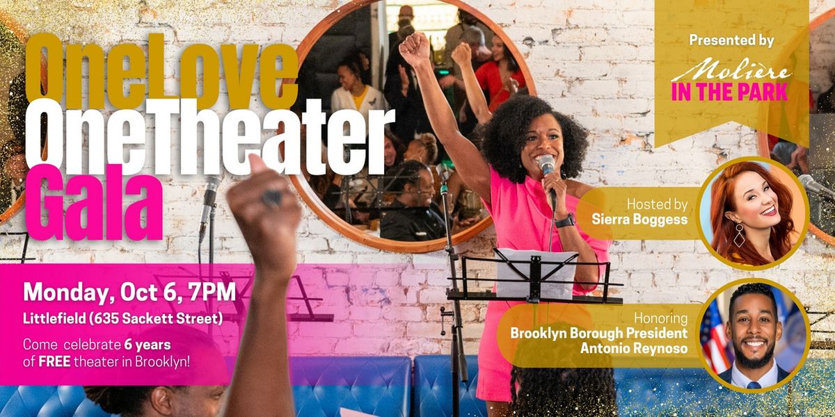 Sierra Boggess and Bill Irwin Lead MOLIÈRE IN THE PARK’s OneLove OneTheater Gala in Brooklyn