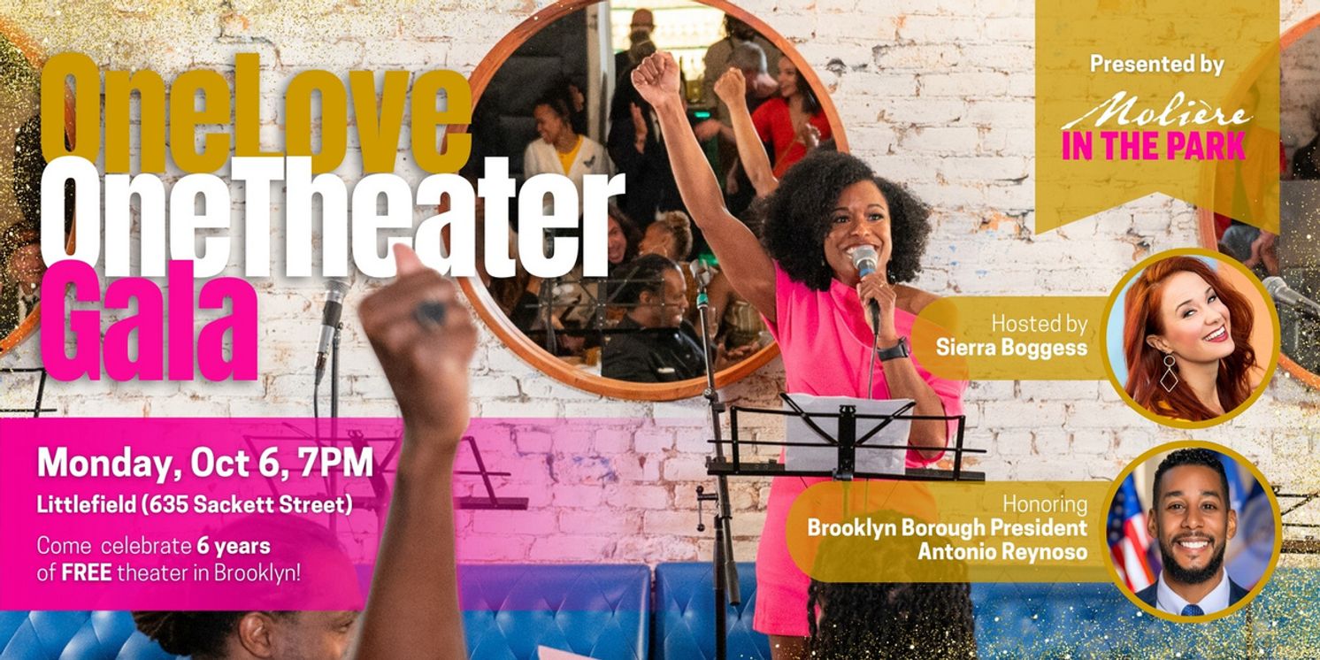 Sierra Boggess and Bill Irwin Lead MOLIÈRE IN THE PARK’s OneLove OneTheater Gala in Brooklyn  Image