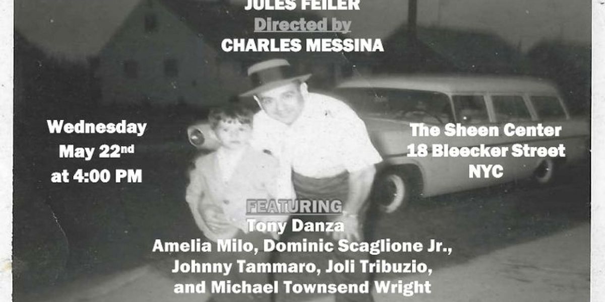 Tony Danza Will Lead Staged Reading of IT FELL OFF A TRUCK