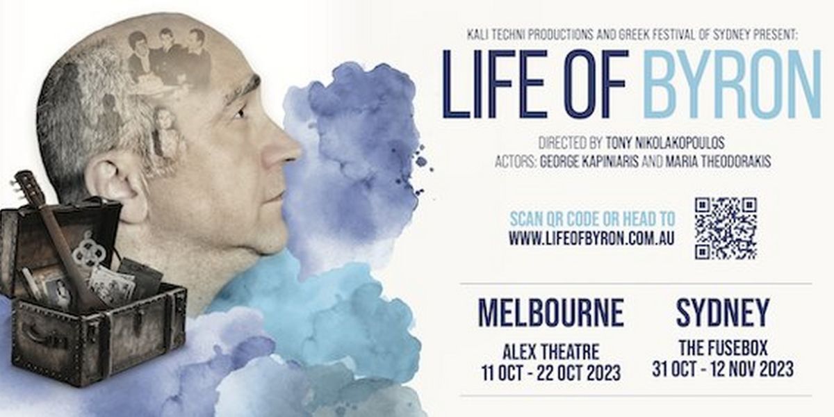 Tony Nikolakopoulos and George Kapiniaris' THE LIFE OF BYRON Comes to Melbourne and Sydney