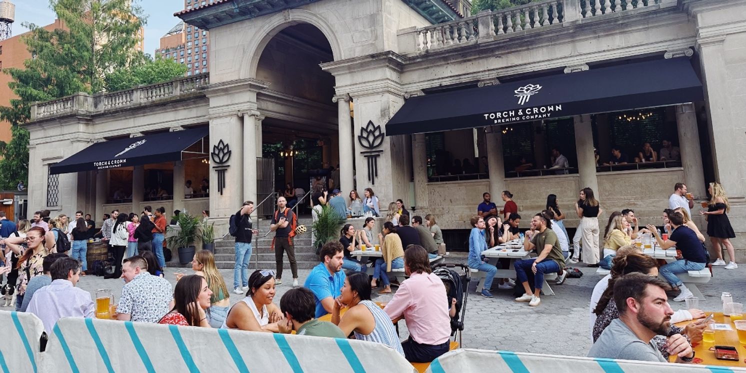 Torch & Crown Beer Garden Returns to Union Square Park  Image