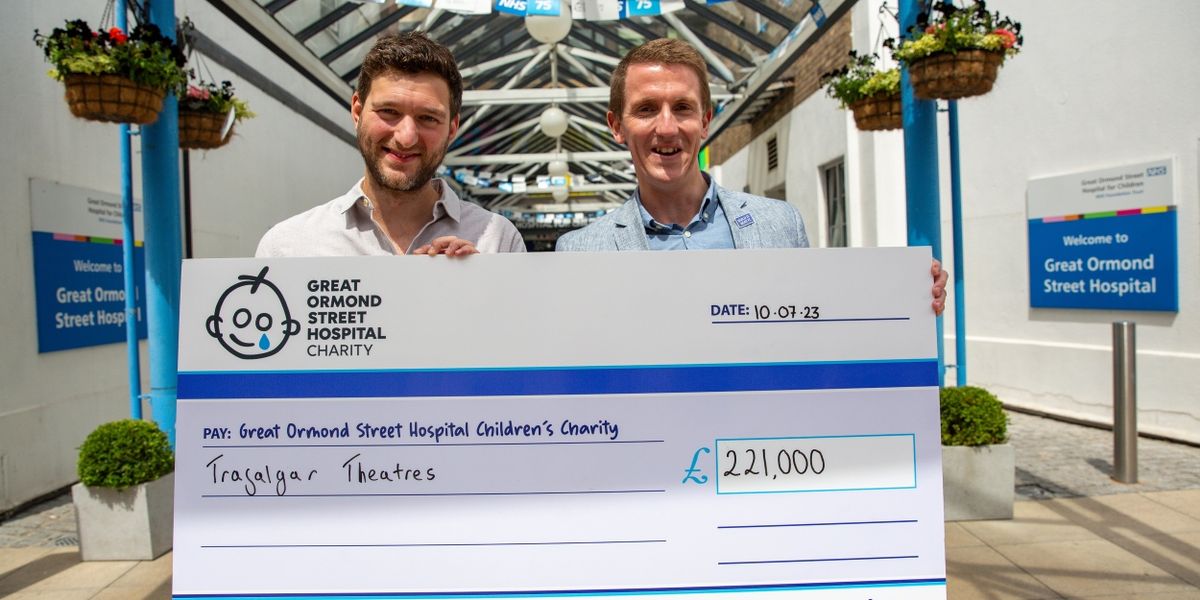 Trafalgar Entertainment Donations Raise Over £221,000 for Great Ormond Street Hospital Children's Charity