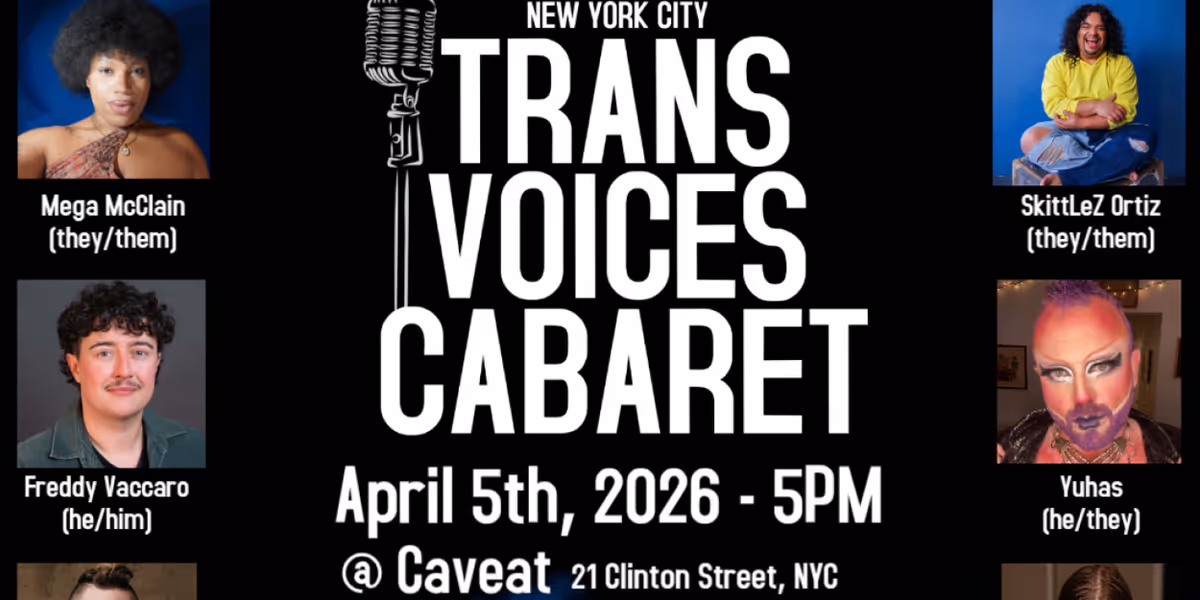 Trans Voices Cabaret Returns To Caveat