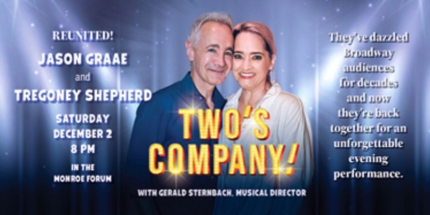 Jason Graae & Tregoney Shepherd to Perform at the Monroe Theatre at The El Portal  Image