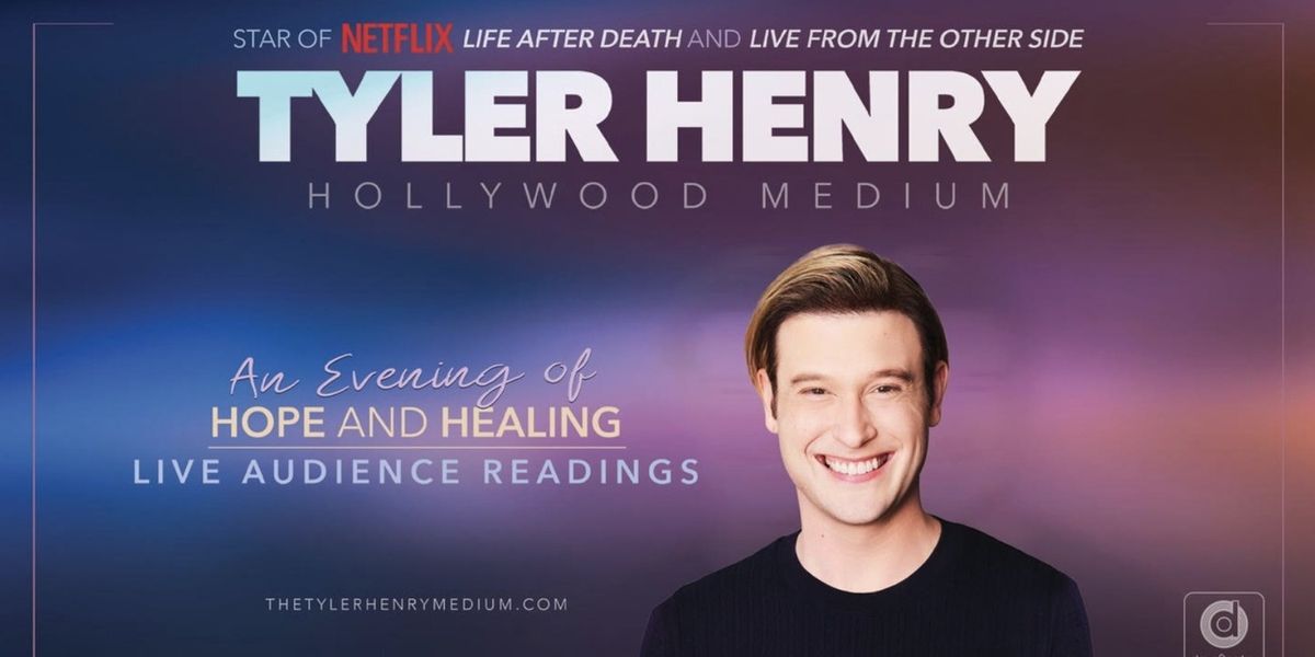 Tyler Henry Hollywood Medium is Coming to ​The Tobin Center for the Performing Arts