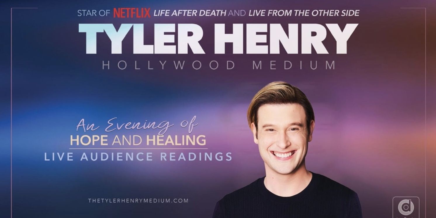 Tyler Henry Hollywood Medium is Coming to ​The Tobin Center for the Performing Arts  Image