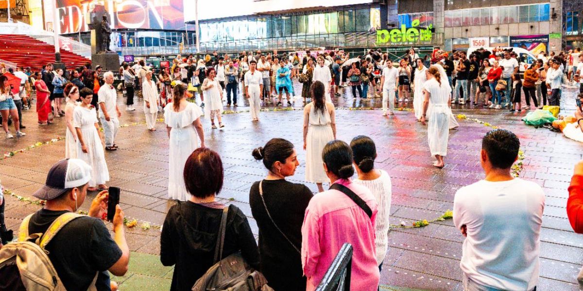 UNFORGOTTEN: BUTOH FOR 9/11 to Return to Times Square, Presented by Vangeline Theater