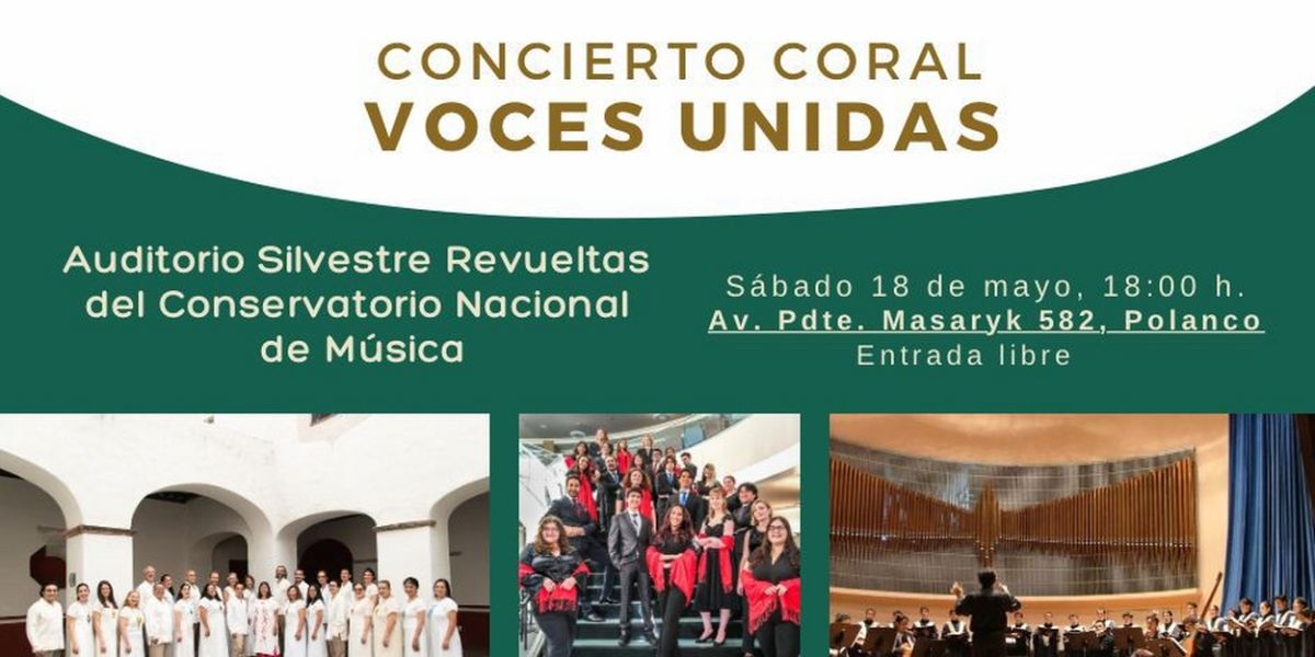 Unen Talentos El Coro Del Conservatorio Nacional De Música, El Coro De Cámara De La Universidad De San Diego Y El Ensamble Voce In Tempore