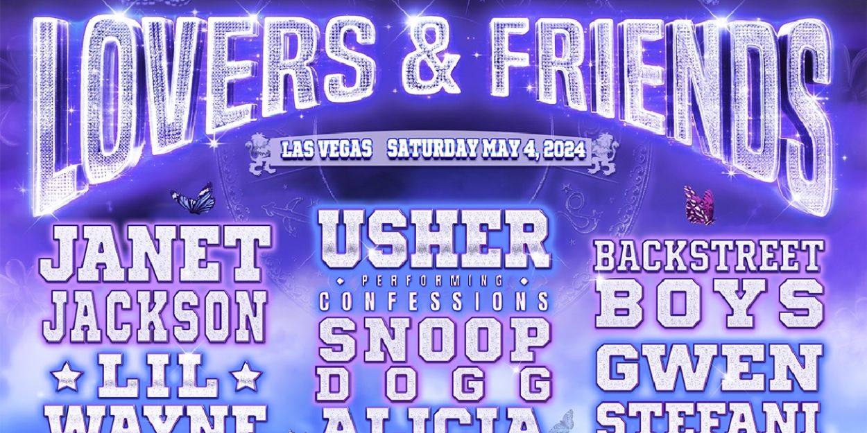 Usher, Janet Jackson and Backstreet Boys to Headline Lovers & Friends 2024  Image