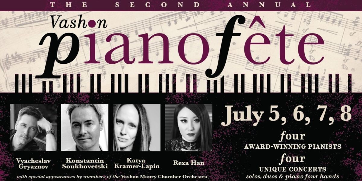 VCA to Present Vashon PIANOFÊTE This Month