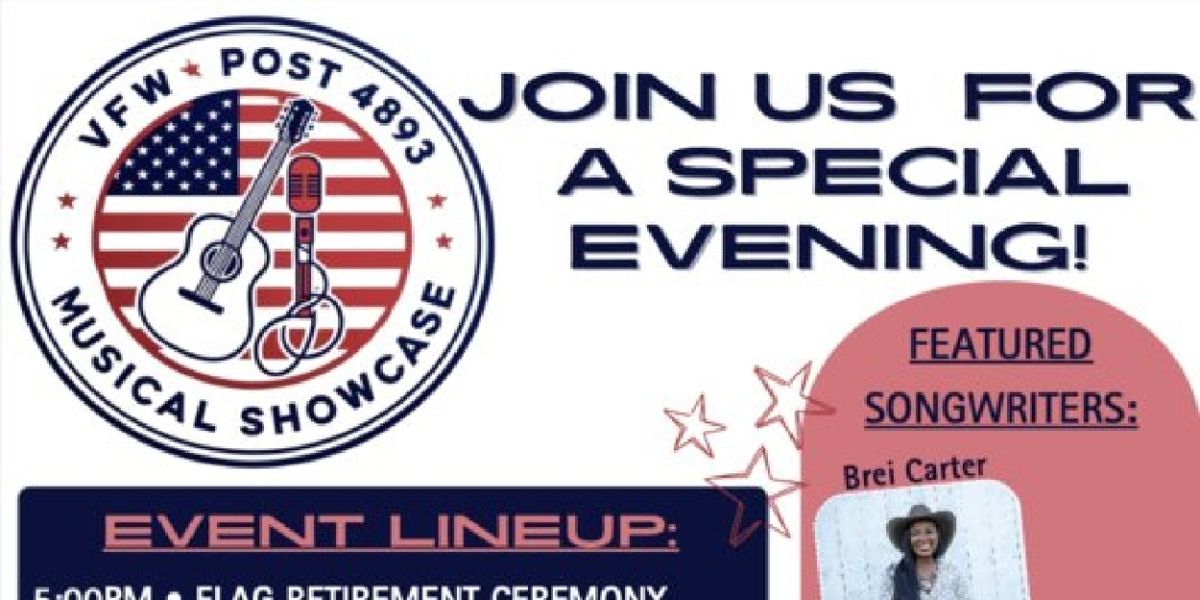 VFW Post 4893 Hosts Special Showcase For Songwriters And Veterans Featuring Laura Sawosko