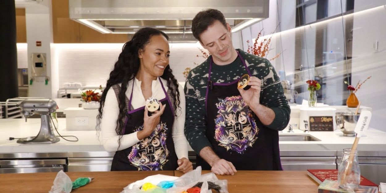 VIDEO: Watch Stars Cara Ricketts and Aaron Bartz Decorate HARRY POTTER & THE CURSED… Video