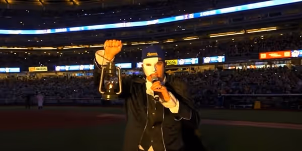 VIDEO: Derek Klena Performs As The Phantom Of Banana Ball Photo