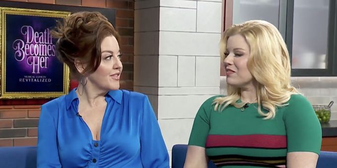VIDEO: Megan Hilty & Jennifer Simard Talk DEATH BECOMES HER on WGN9 Chicago