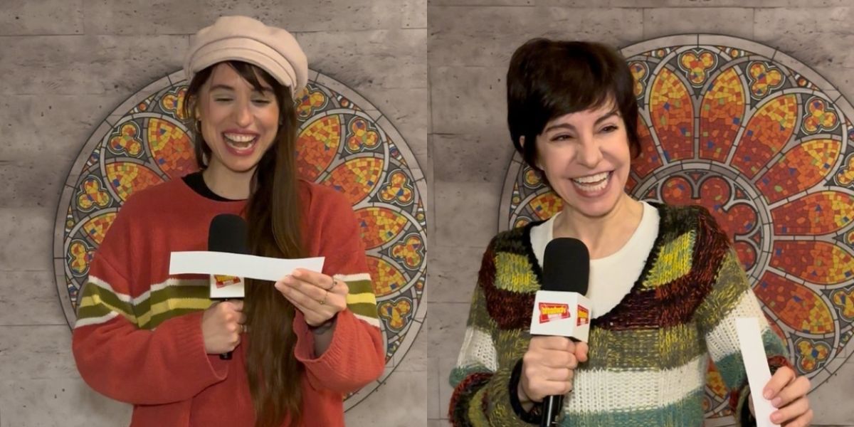 Teresa Ferrer y Noemi Mazoy juegan a reconocer frases de personajes anteriores