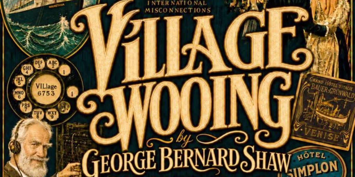 VILLAGE WOOING Will Come  to The House of the Redeemer From Gingold Theatrical Group