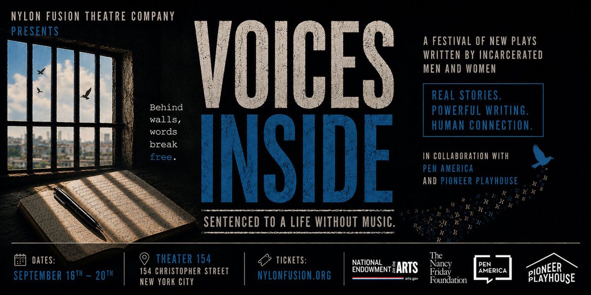 VOICES INSIDE: SENTENCED TO A LIFE WITHOUT MUSIC to Open at 154 Theatre