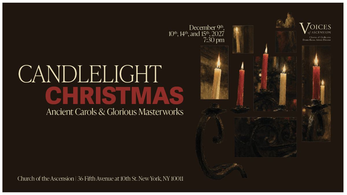 Voices of Ascension to Present Four Candlelight Christmas Concerts