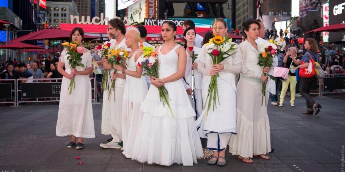 Vangeline Theater/New York Butoh Institute Presents 9/11 Performance In Time Square
