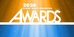 Video: Watch the 2026 Actors' Equity Foundation Awards- Live at 6pm ET Photo