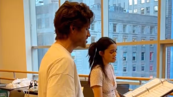 Video: Aaron Tveit and Rachel Zegler Perform 'Without You' in Rehearsal For RENT 30th Anniversary Concert Photo