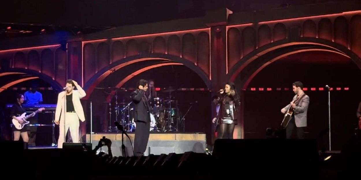 Video: Adrienne Warren Reunites With Nick Jonas For 'This Christmas' at Jonas… Video