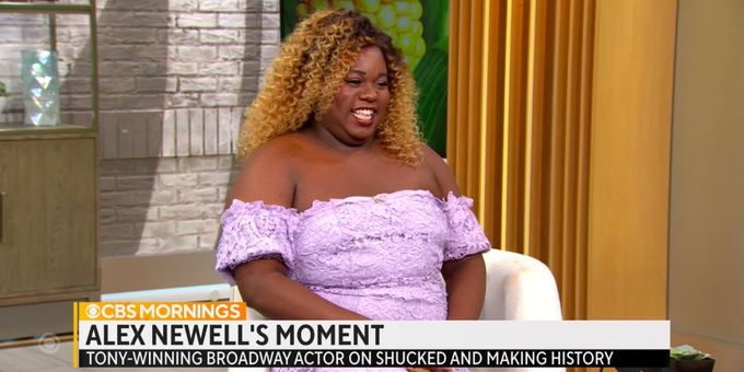 Video: Alex Newell Reveals How They Relate to Their SHUCKED Character CBS MORNINGS