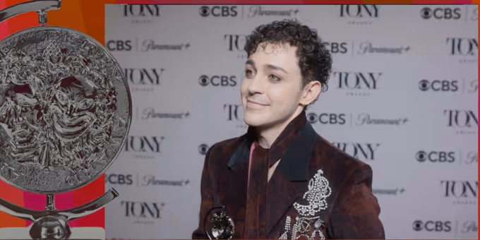 Video: Ali Louis Bourzgui Reacts to Tony Win for THE LOST BOYS