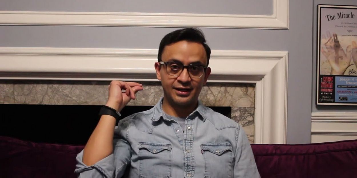 Video: Cristhian Mancinas-García Talks THE DROWSY CHAPERONE at Lyric Stage Boston Video