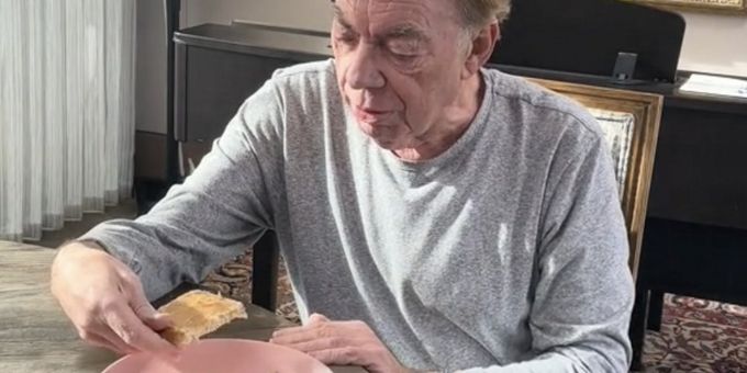 Video: Andrew Lloyd Webber Tries Peanut Butter for the First Time at Age 75