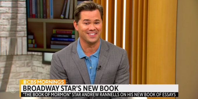 Video: Andrew Rannells Opens Up About New Book & GUTENBERG! THE MUSICAL! on Broadway on CBS