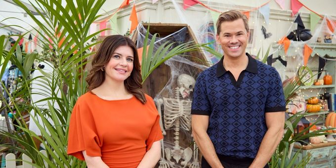 Video: Andrew Rannells Returns to THE GREAT AMERICAN BAKING SHOW as Co-Host of New Halloween Episode