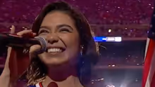 Video: Auliʻi Cravalho Sings the National Anthem at Buffalo Bills vs. Detroit Lions 