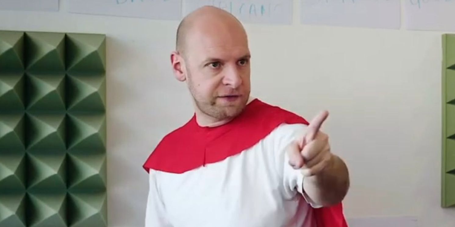 Video: Behind the Scenes of Alistair Mcdowall's CAPTAIN AMAZING At Southwark Playhouse Borough In May  Image