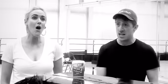 Video: Betsy Wolfe & Ethan Slater Rehearse 'Skid Row' in LITTLE SHOP OF HORRORS