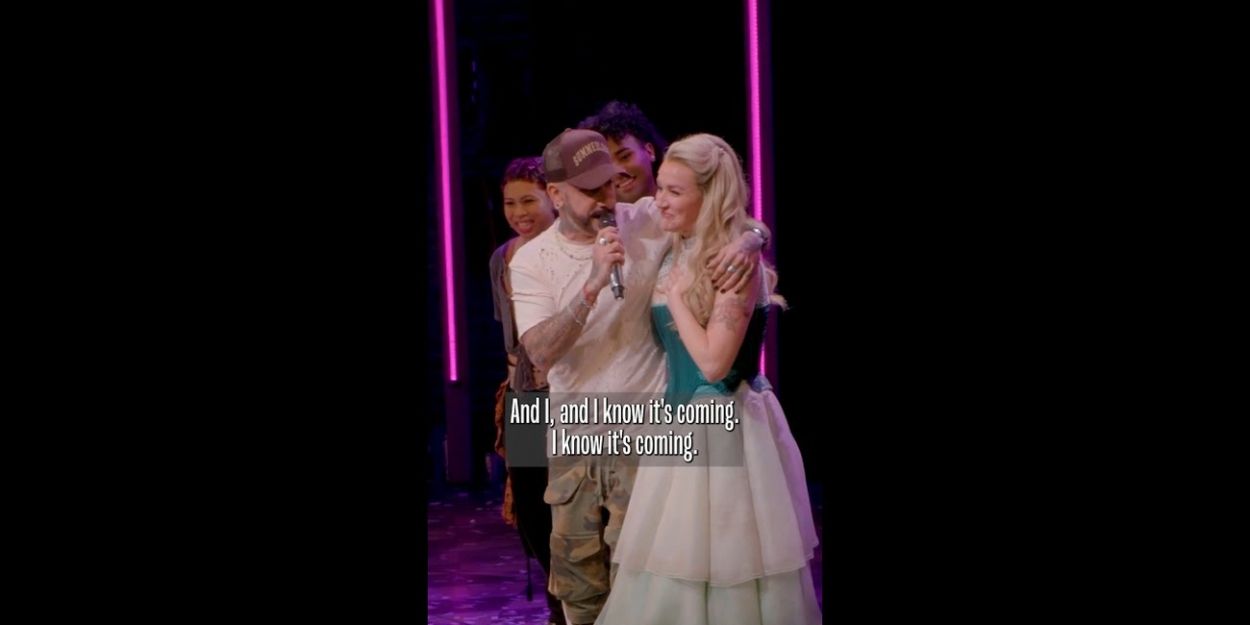 Video: Backstreet Boy AJ McLean Celebrates 'Favorite' Betsy Wolfe at & JULIET Video