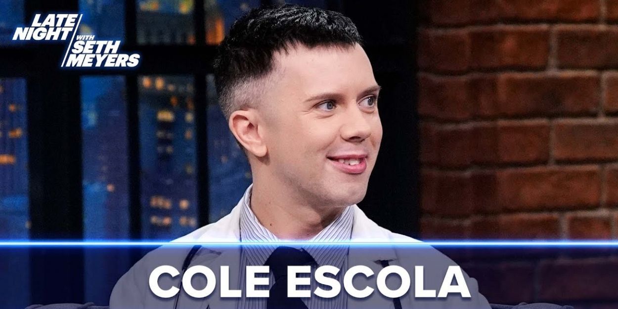 Video: Cole Escola Talks Tony Awards Bernadette Peters Tribute on LATE NIGHT WITH… Video
