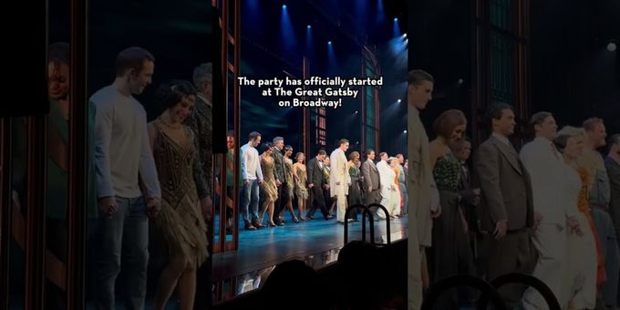 Video: Watch Curtain Call for the First Preview of THE GREAT GATSBY on Broadway!