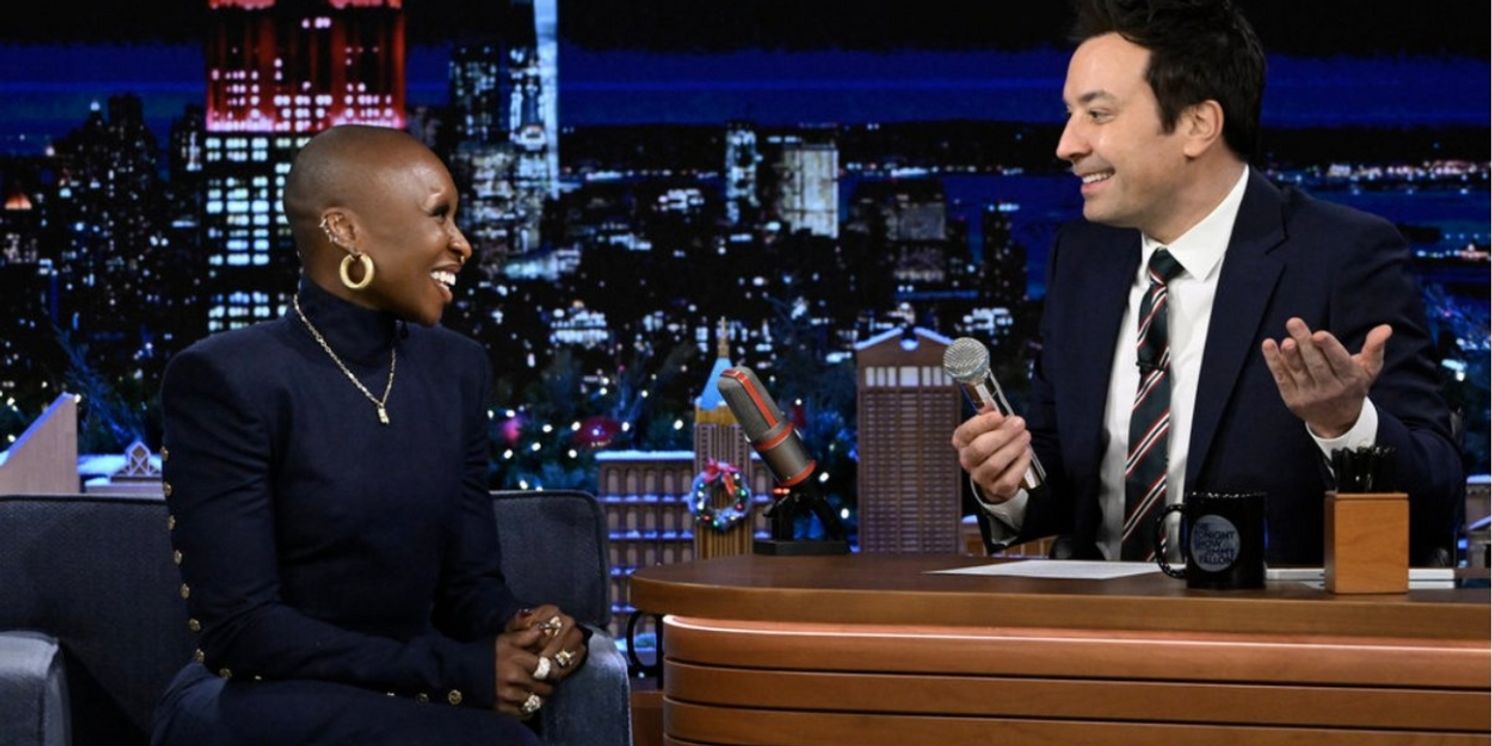 Video: Cynthia Erivo Talks WICKED Film and Whistles on THE TONIGHT SHOW with Jimmy Fallon  Image