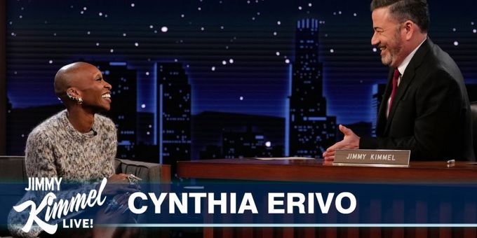 Video: Cynthia Erivo Talks WICKED Oscar Nomination, Elphaba’s Songs, & More on JIMMY KIMMEL LIVE!