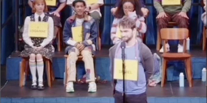 Video: Daniel Radcliffe Joins SPELLING BEE as Guest Speller