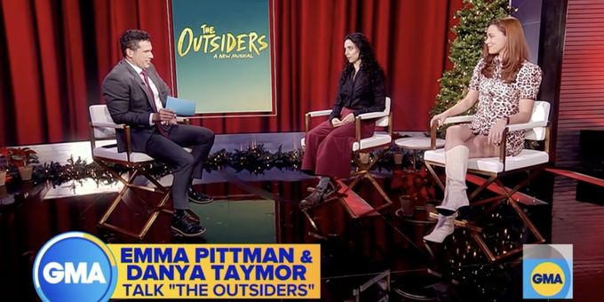 Video: Danya Taymor and Emma Pittman Talk THE OUTSIDERS on Good Morning America